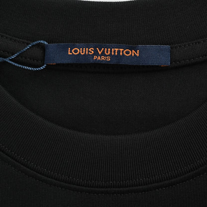 Louis Vuitton 26ss zoo embroidered short sleeves