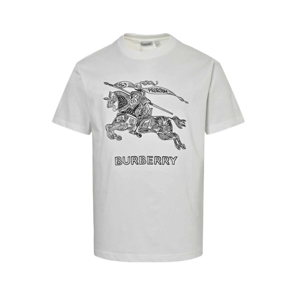Burberry Knight War Horse Embroidered Short Sleeve