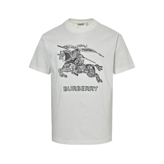 Burberry Knight War Horse Embroidered Short Sleeve