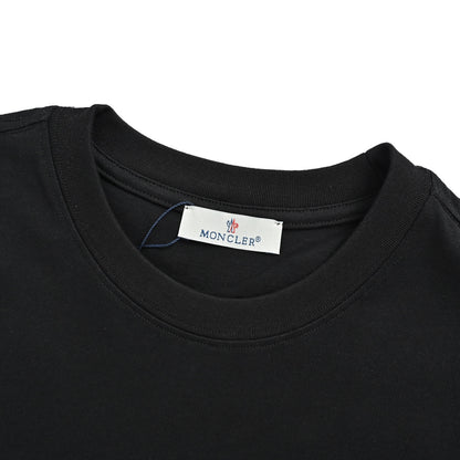Moncler/Mask 3D contrasting large logo printed short sleeves