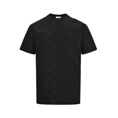 Chanel 26ss all-over presbyopia jacquard short sleeves