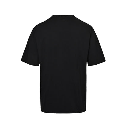 Prada 25ss overlapping embroidered triangle short sleeves