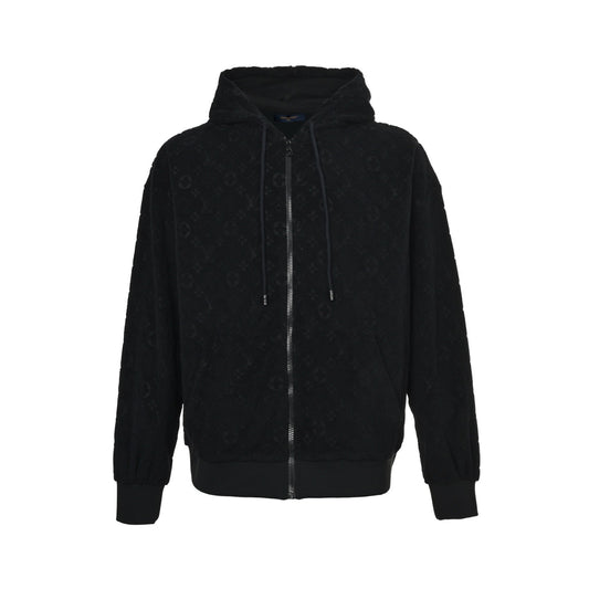 Louis Vuitton 25Fw presbyopia printed towel zipper jacket