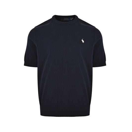 Ralph Lauren pony logo embroidered knitted short sleeves