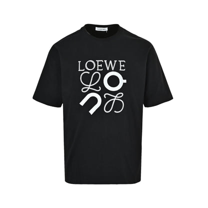 Loewe/Luo Yiwei ON joint series embroidered short sleeves