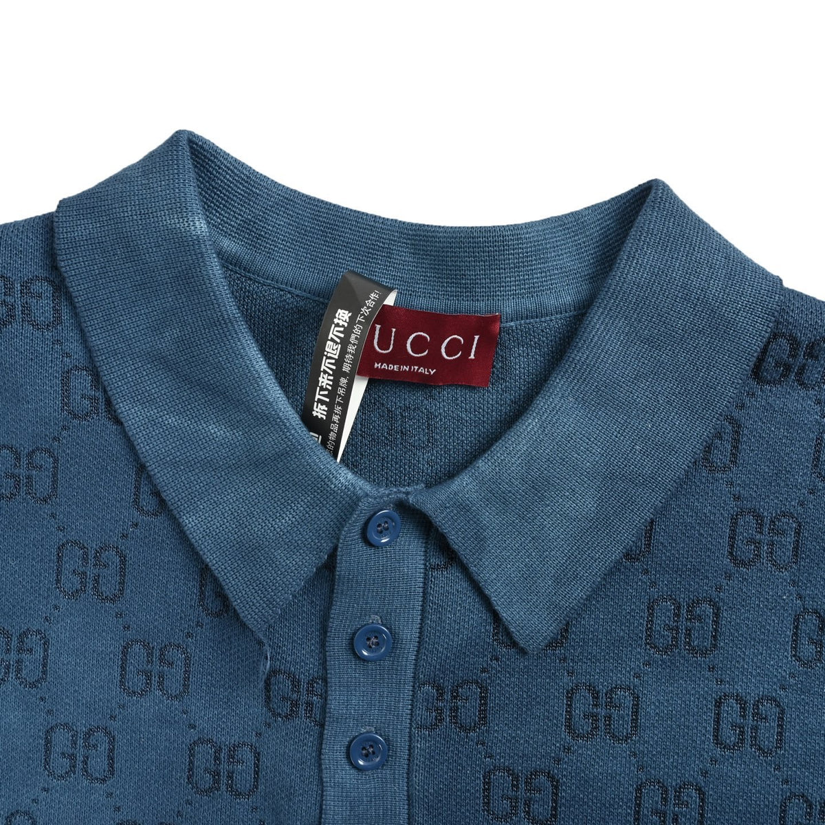 Gucci presbyopic gradient knitted Polo short sleeves