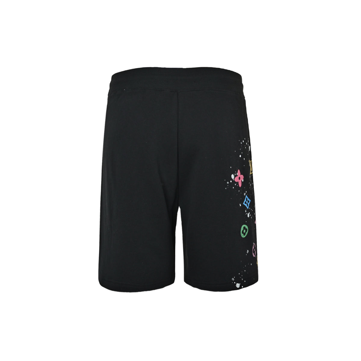 Louis Vuitton multi-element presbyopic print embroidered shorts