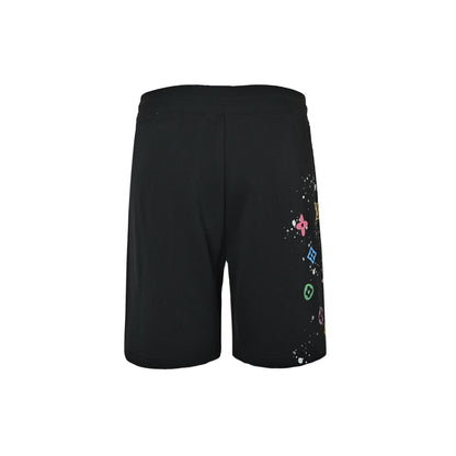 Louis Vuitton multi-element presbyopic print embroidered shorts