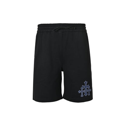 Chrome Hearts cross patch embroidered shorts