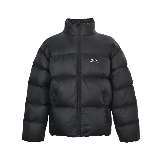 Balenciaga/Balanciaga ring logo LOGO stand collar down jacket