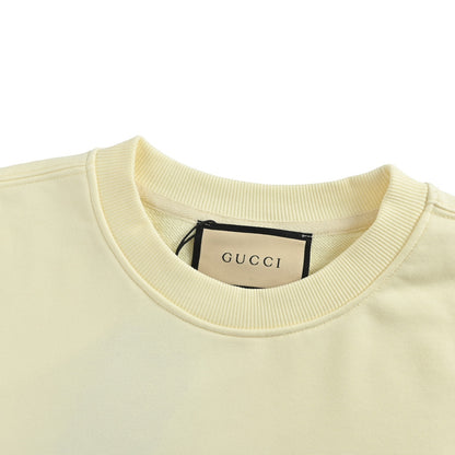 Gucci fun cartoon print crew neck sweatshirt