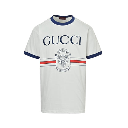 Gucci 1921 Bellman logo printed short sleeves