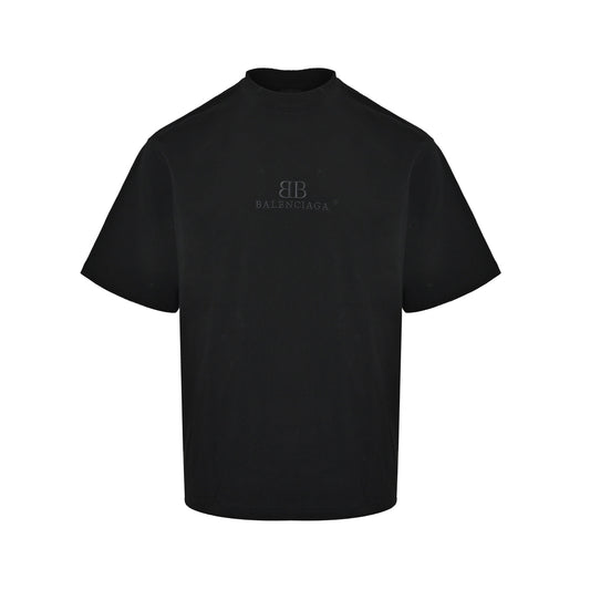 Balenciaga BB embroidered short sleeves on the chest