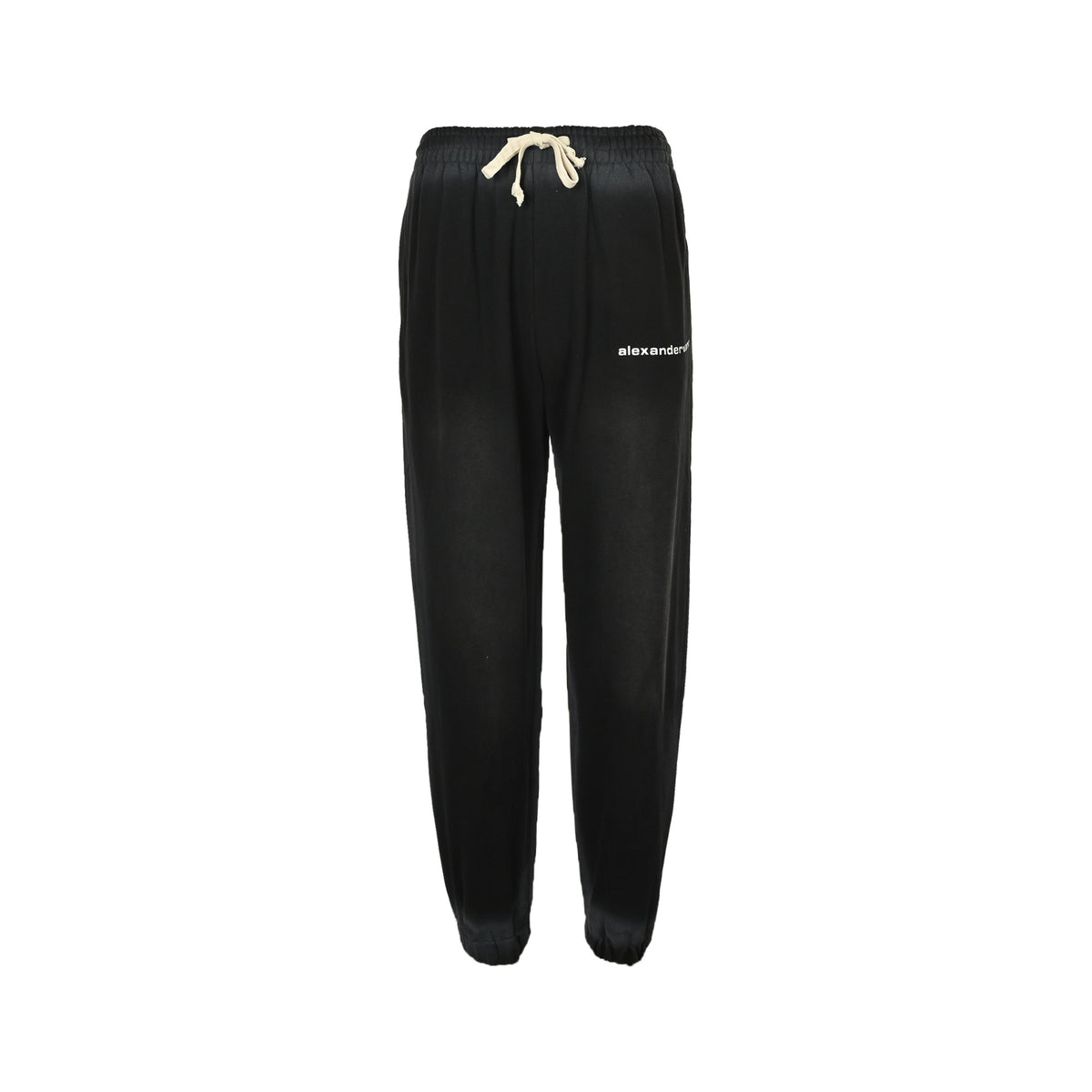 Alexander Wang washed letter print web trousers