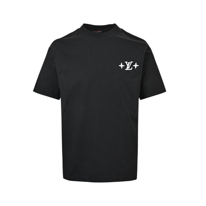 Louis Vuitton 26ss short sleeves with presbyopia logo embroidery on the chest