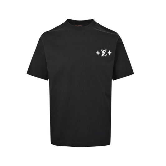Louis Vuitton 26ss short sleeves with presbyopia logo embroidery on the chest