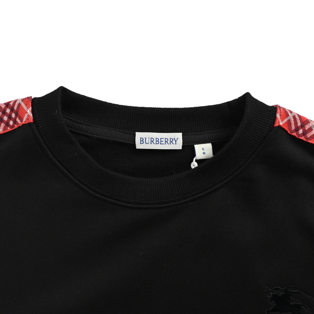Burberry Year of the Horse Limited Red Diamond Web Suit Round Neck Sweatshirt