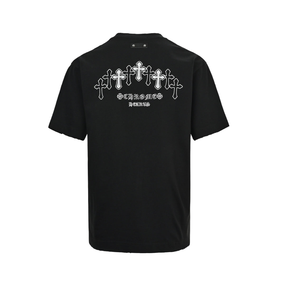 Chrome Hearts/Chrome Heart 26ss Sanskrit cross embroidered short sleeves