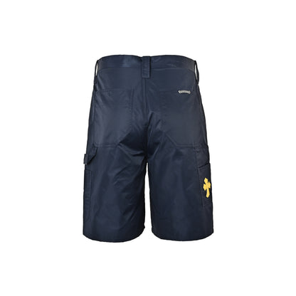 Chrome Hearts/Chrome Heart 24Fw patchwork leather logging shorts