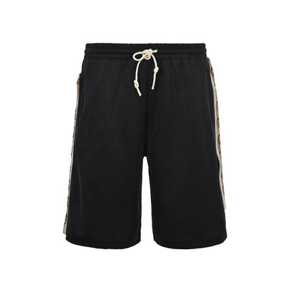 Gucci 20ss double G reflective webbing shorts on the side