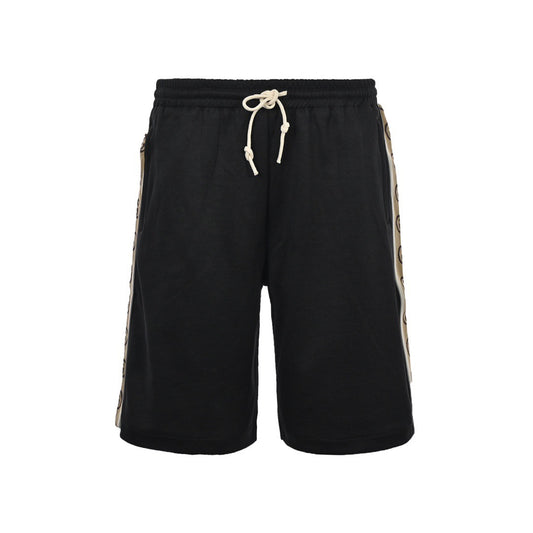 Gucci 20ss double G reflective webbing shorts on the side