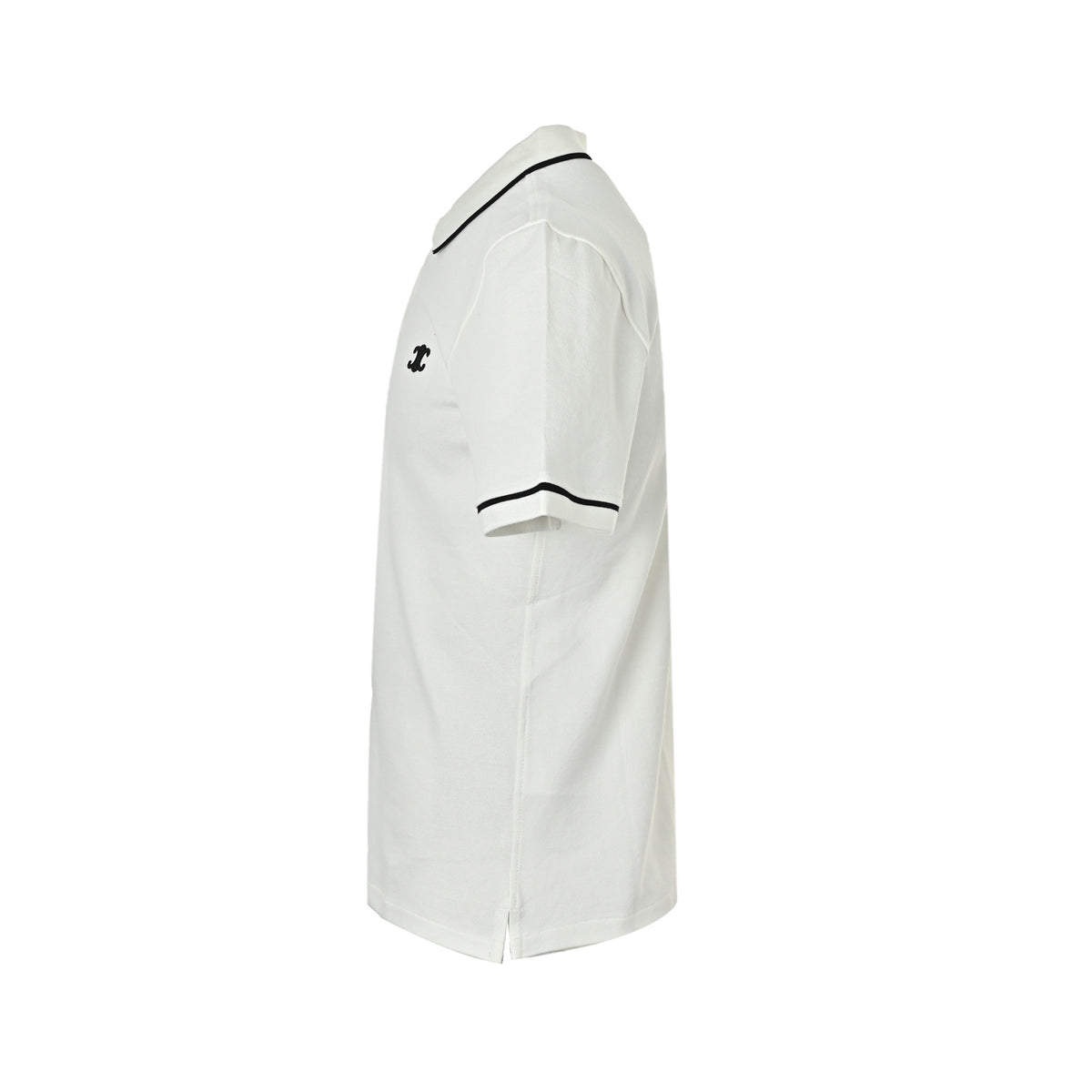 Celine classic Arc de Triomphe small logo embroidered Polo short sleeves
