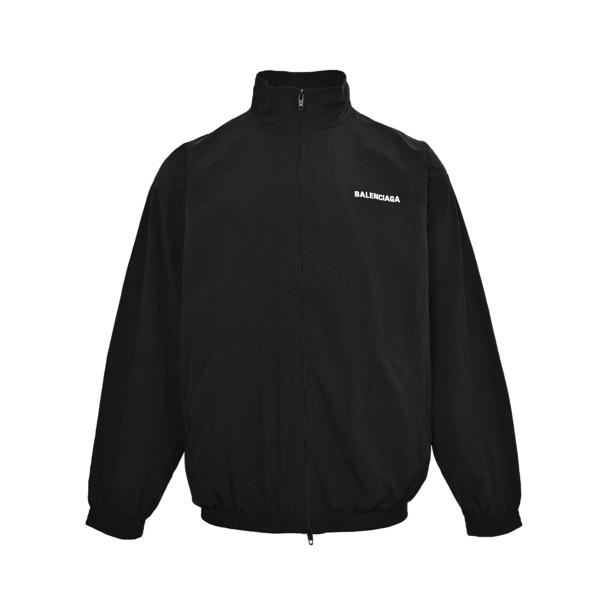 Balenciaga/ Balenciaga Mirrored Letters Embroidered Sports Jacket