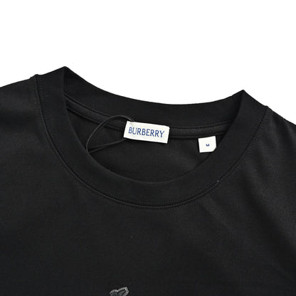 Burberry war horse logo letter embroidered short sleeves