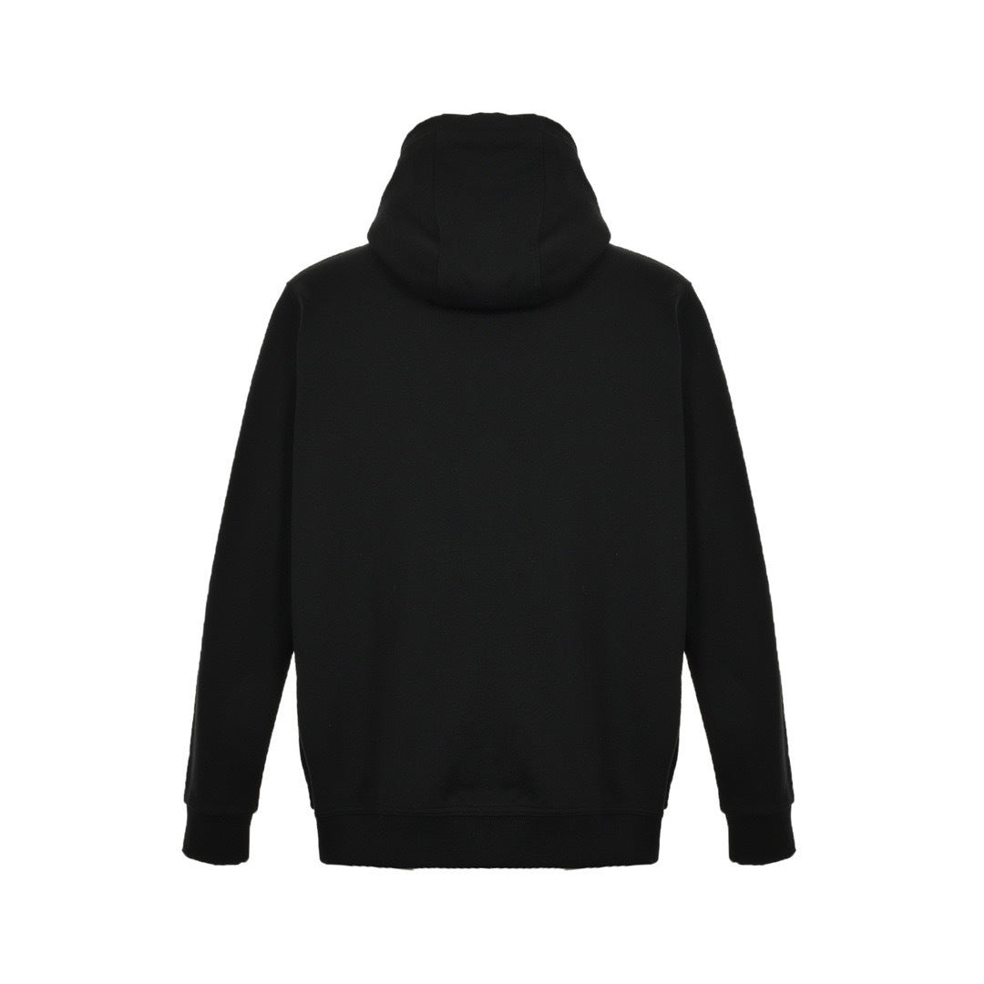 Burberry embroidered teddy bear hooded sweatshirt