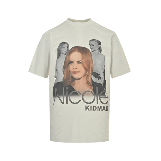 Balenciaga 25ss portrait print short sleeves