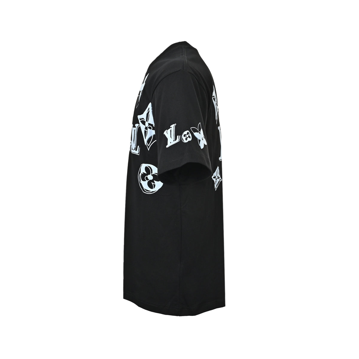 Louis Vuitton ghosting multi-label printed short sleeves