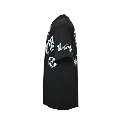 Louis Vuitton ghosting multi-label printed short sleeves