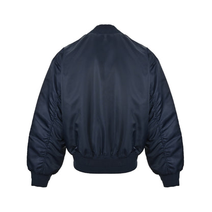 Prada knitted triangle cotton padded jacket
