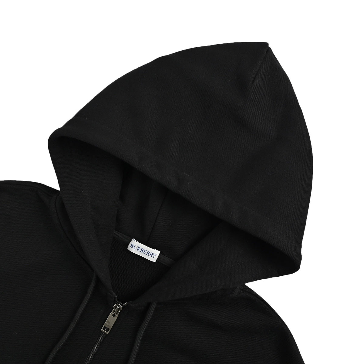 Burberry plaid war horse embroidered zipper hooded sweatshirt