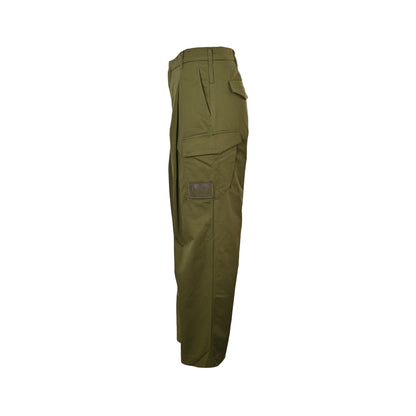 Louis Vuitton green patch pocket cargo trousers