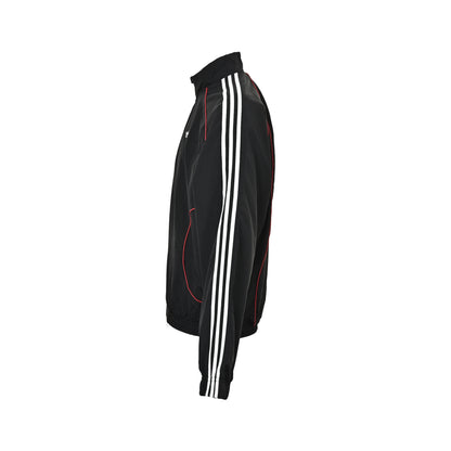 Adidas clover plaid reversible turtleneck jacket