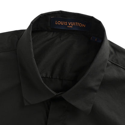 Louis Vuitton 25ss laminated letter logo long-sleeved shirt