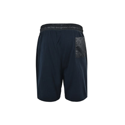 Louis Vuitton knitted jacquard splicing nylon inlaid drawstring shorts