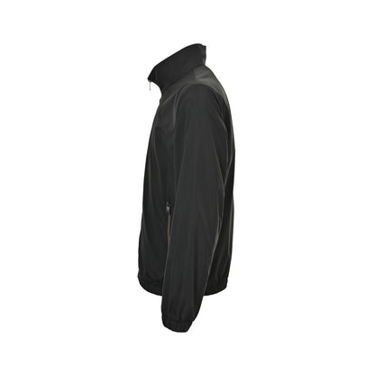 Zegna/ Zegna thin coat with embroidered letters on the chest and lapel