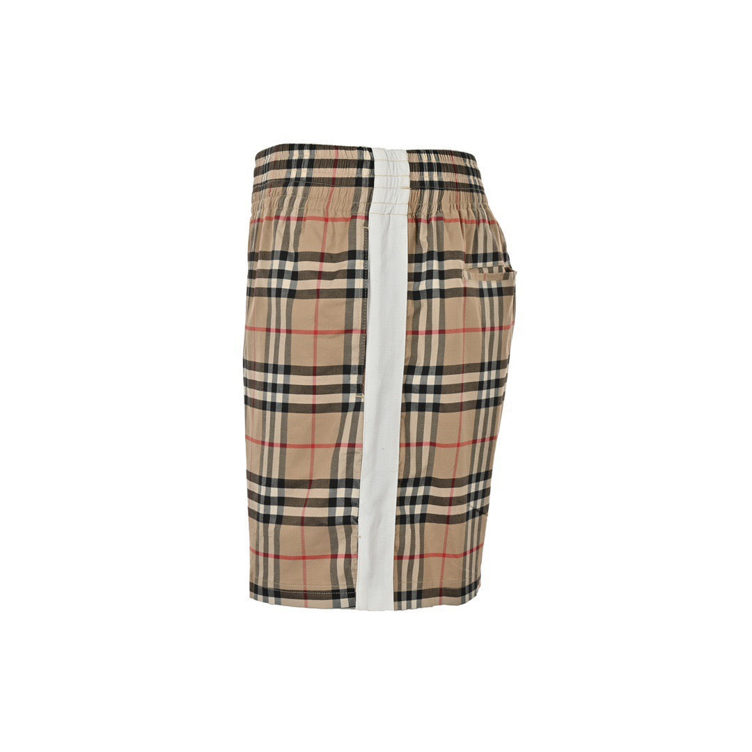 Burberry classic white-edged webbing plaid shorts