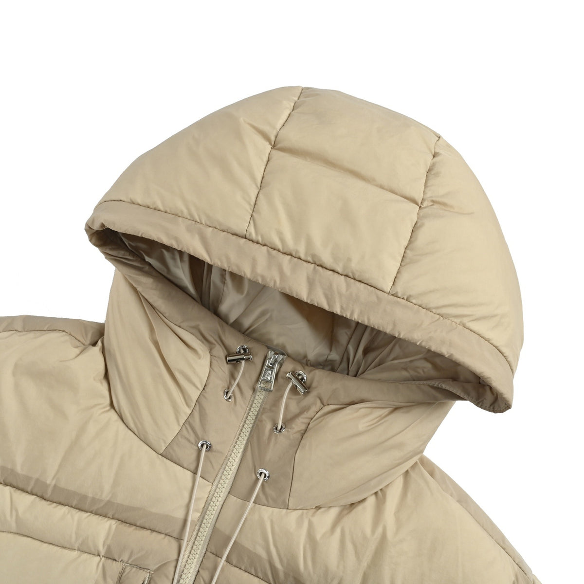 Moncler/Mask 25Fw double zipper pocket hooded down jacket