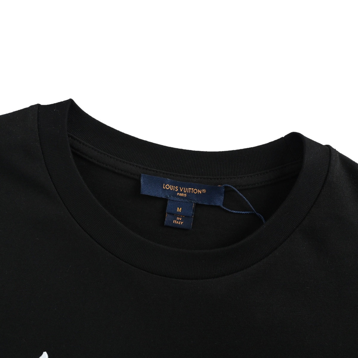 Louis Vuitton 26ss signature letter embroidered short sleeves