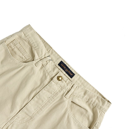 Louis Vuitton Monogram signature jeans with front and back embroidery