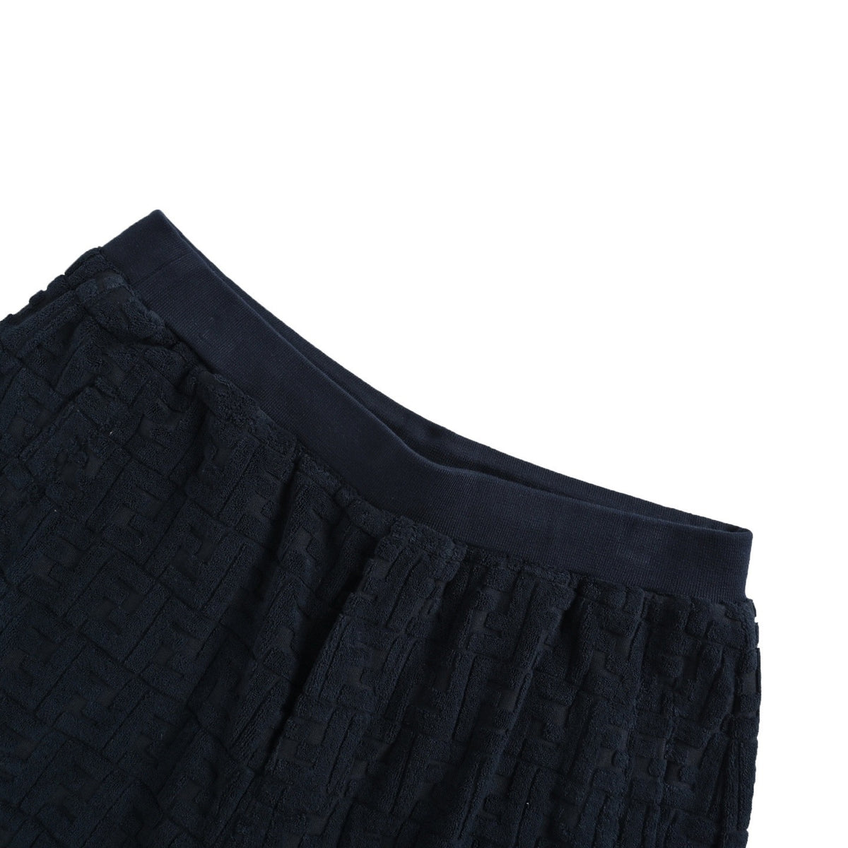Fendi 25ss FF concave and convex jacquard towel shorts