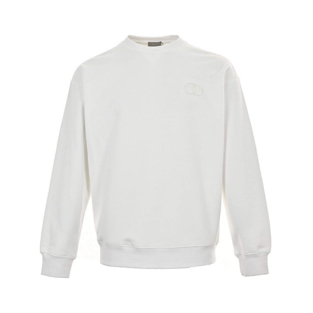 Dior classic CD embroidered crew neck sweatshirt