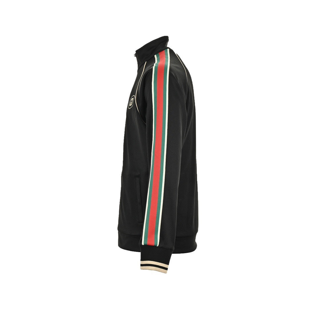 Gucci classic red and green webbing suit jacket