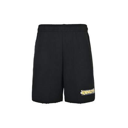 Balenciaga 26ss scrambled letter tape shorts
