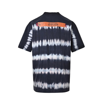 Balenciaga/Balanciaga tie-dye tape short sleeves