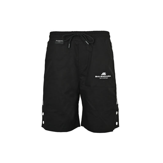 Balenciaga webbing letter embroidered shorts