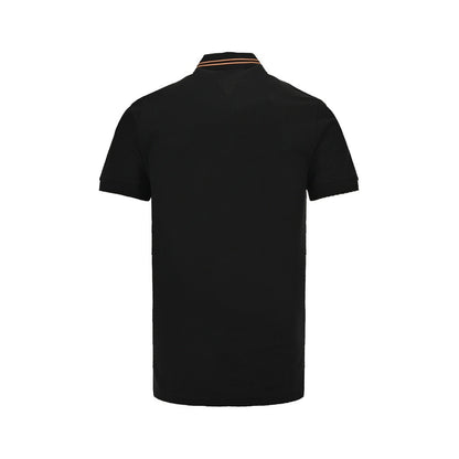 Burberry neckline war horse embroidered Polo short sleeves